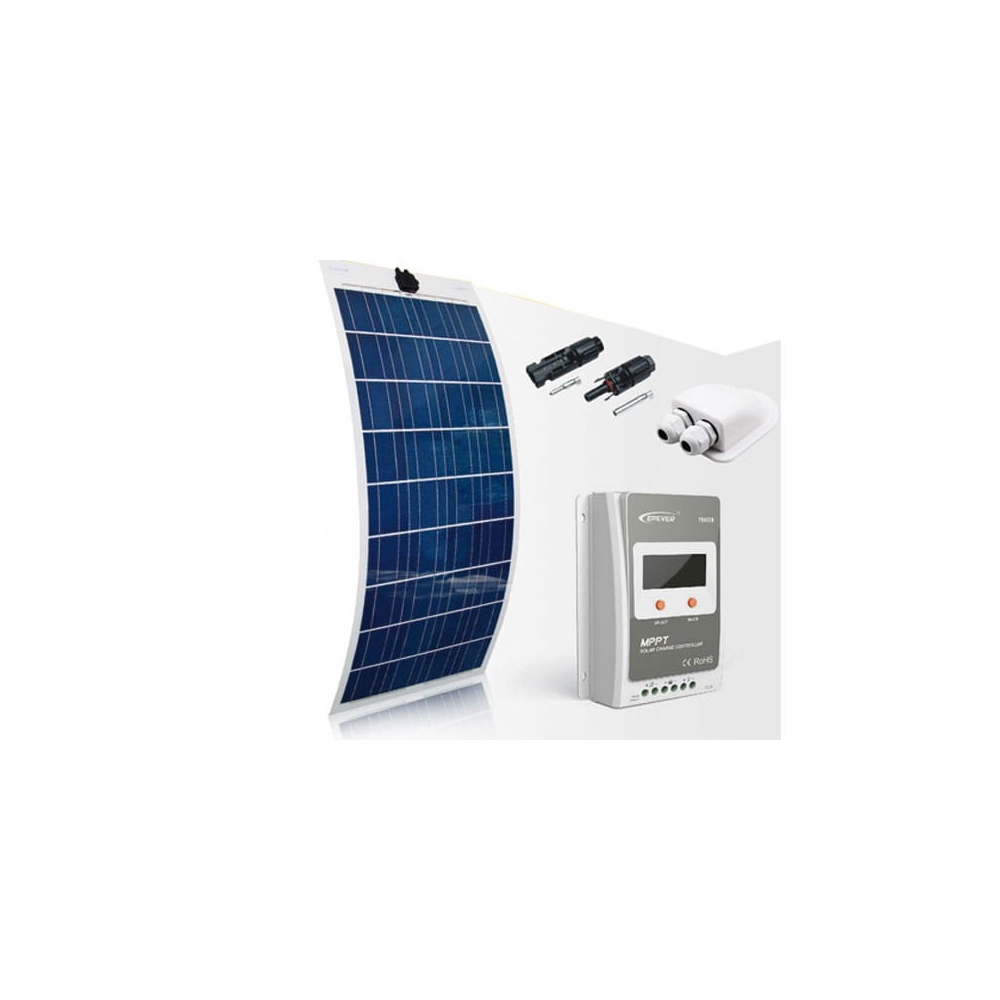 Zestaw solarny 150W Przyczepa Kampera Solar Elastyczny
