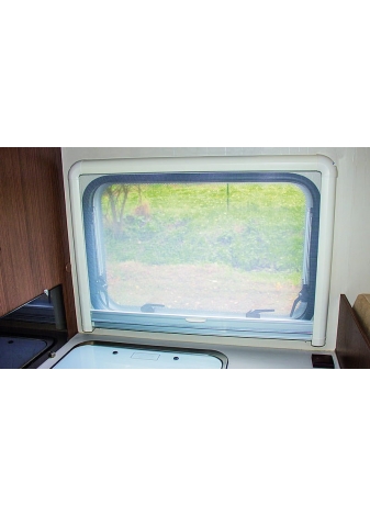Roleta Moskitiera okna przyczepy Rollo REMIflair IV 940x580mm