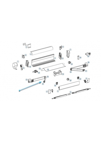 Mocowanie ramion  THULE LH  RH 5003