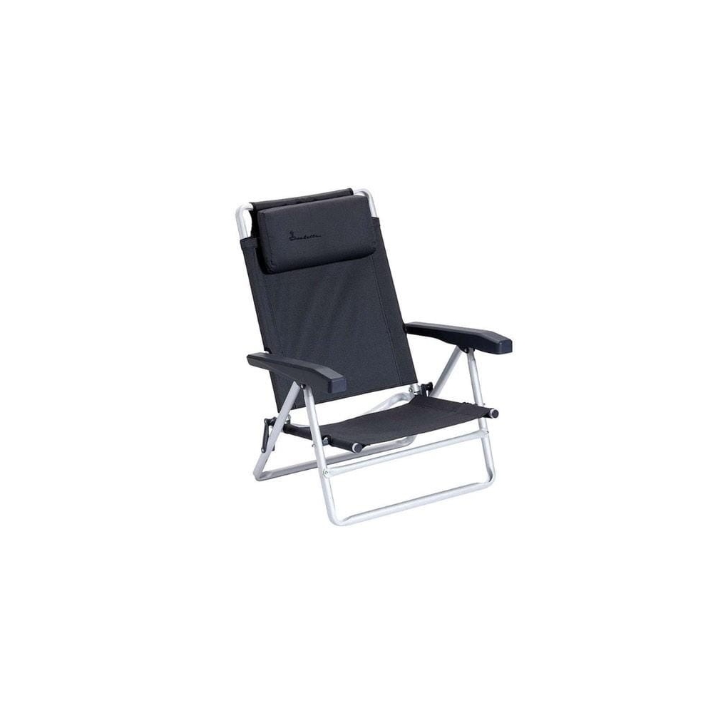 Krzesło plażowe Isabella Beachchair ciemne alu