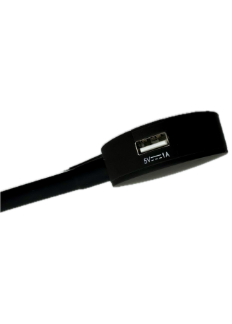 Lampka Led Czarna Wyginana 12V Tabbert