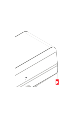 Narożnik tylny lewy biały TABBERT od 2024r.